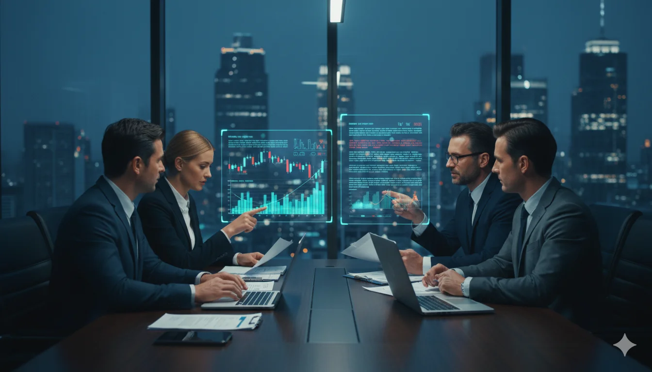 Legal team closing a cross-border merger